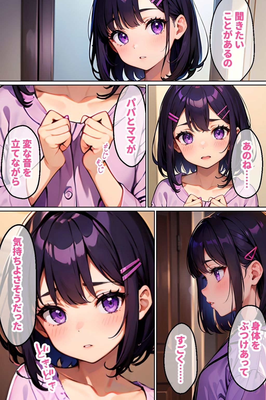 サンプル画像2:お兄ちゃん、色々教えて？ーはじめのSEX編ー(官能マンガ2D（妹）) [d_425062]