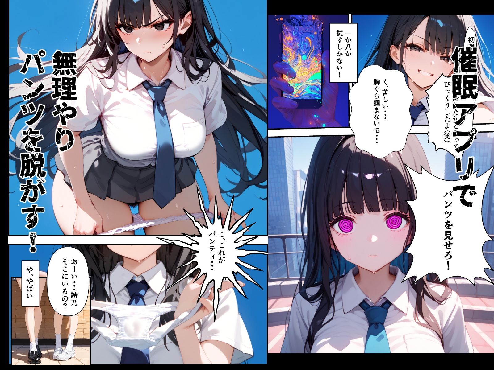 サンプル画像3:催●アプリでいじめっ子を肉便器にする話(バベル太郎) [d_426219]