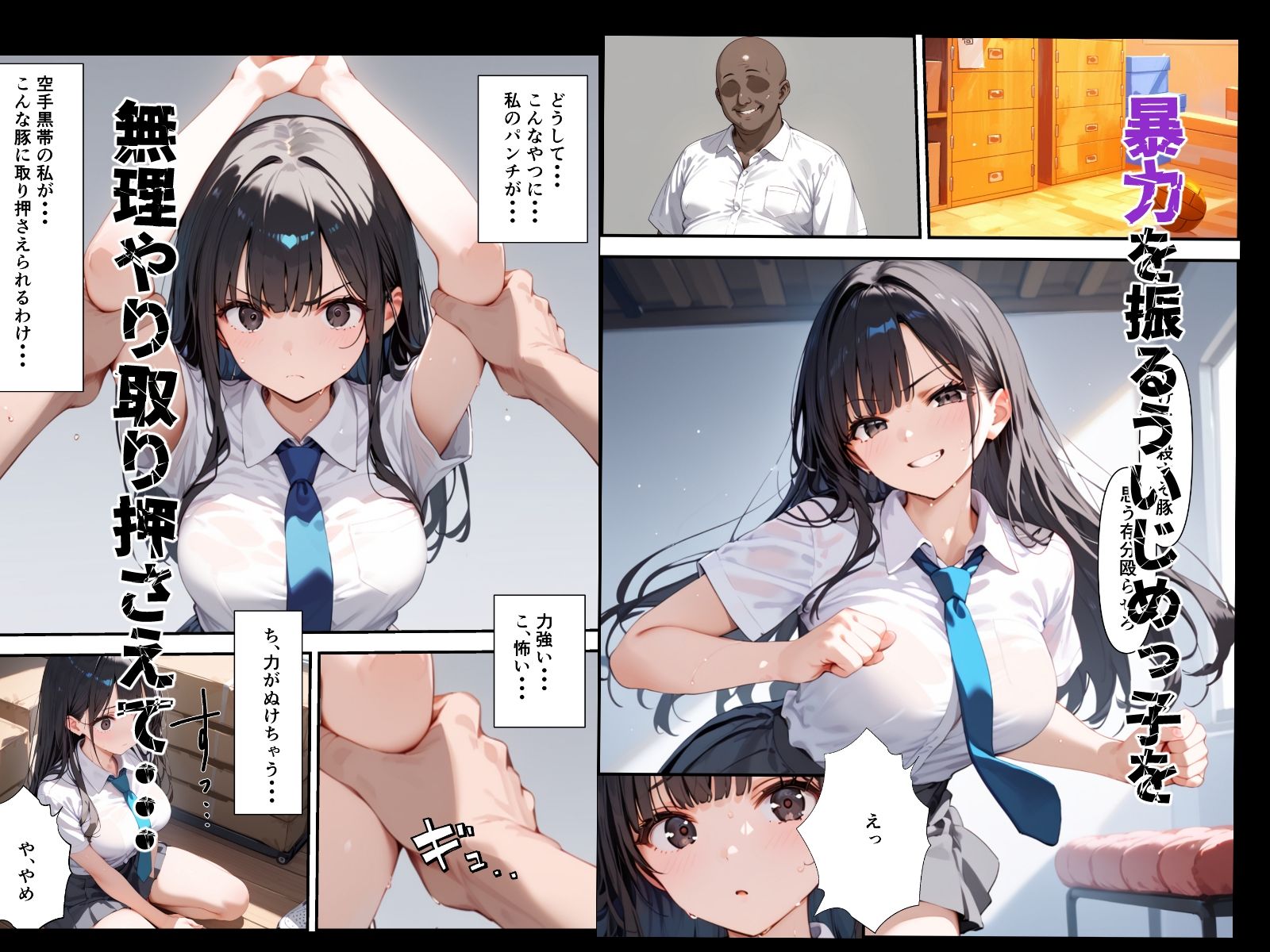 サンプル画像5:催●アプリでいじめっ子を肉便器にする話(バベル太郎) [d_426219]