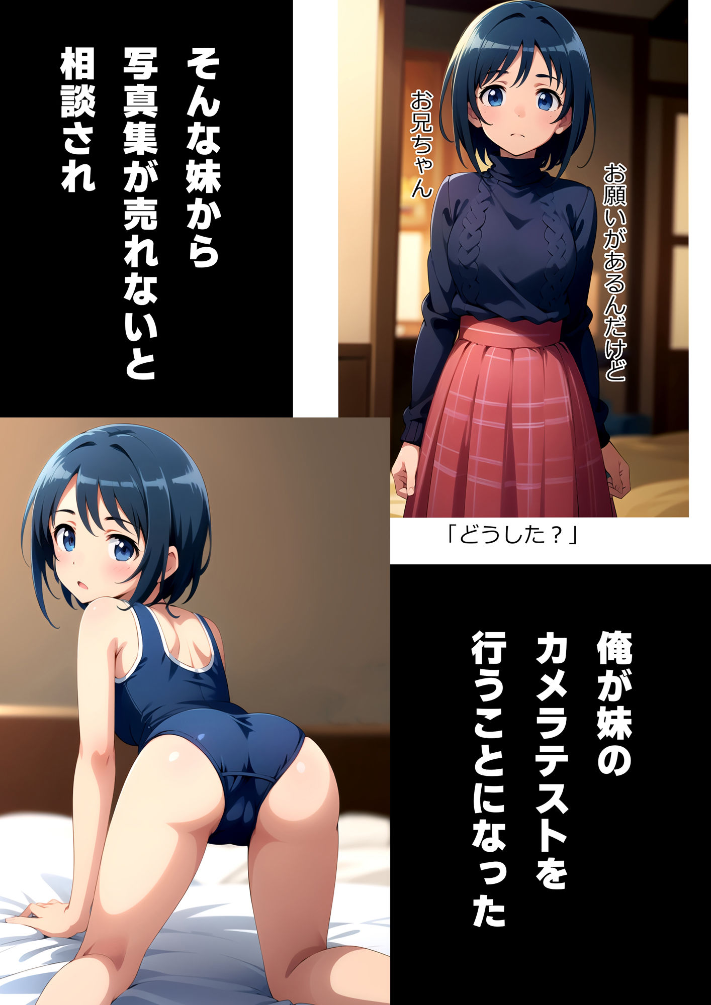 サンプル画像2:俺の妹はアイドル 男心を教えてと頼まれた件(たてよみシコ) [d_427303]