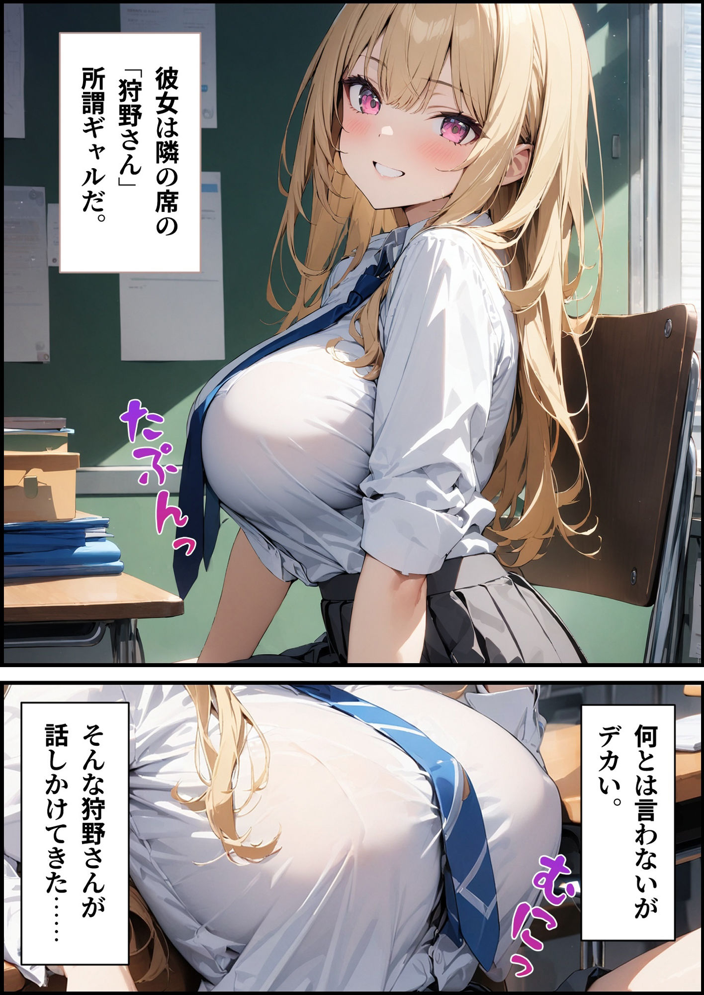 サンプル画像3:隣の狩野さん1(はつゆき) [d_427628]