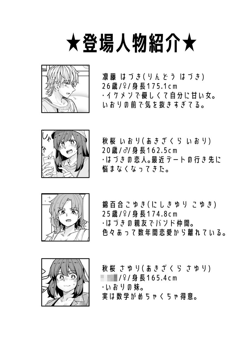 サンプル画像1:男装女子×女装男子 もっといちゃいちゃ編(頑張れ田手川君2号) [d_428958]