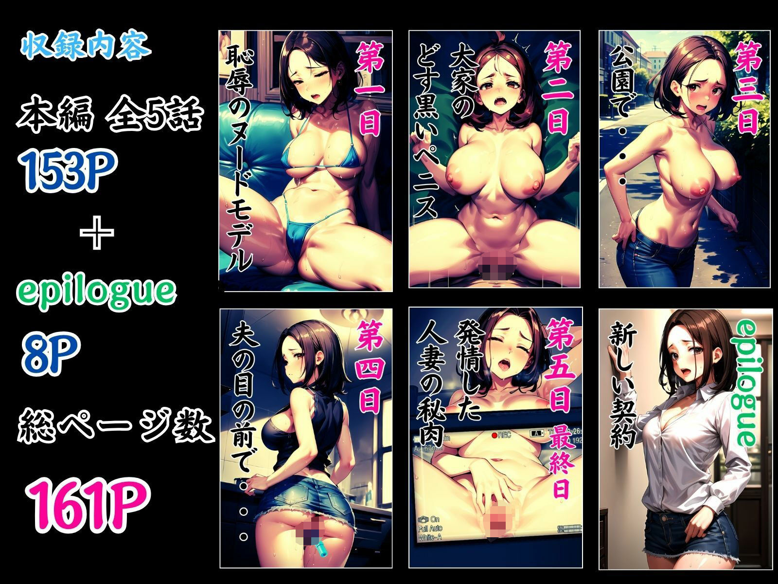 サンプル画像6:新 人妻専従契約 〜家賃滞納の代償は恥辱のハメ撮り撮影〜(ピンク堂書店 二号館) [d_429130]