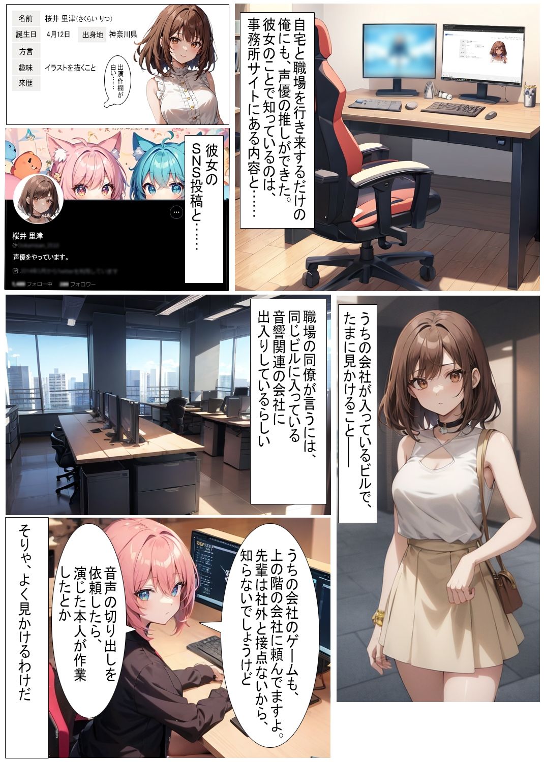 サンプル画像1:推しと一緒にエレベーターに閉じ込められた(パピヨン工房) [d_429497]