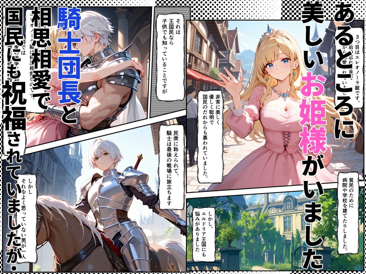 サンプル画像1:みんなの憧れの姫様がロイヤル肉便器になる話(バベル太郎) [d_429502]