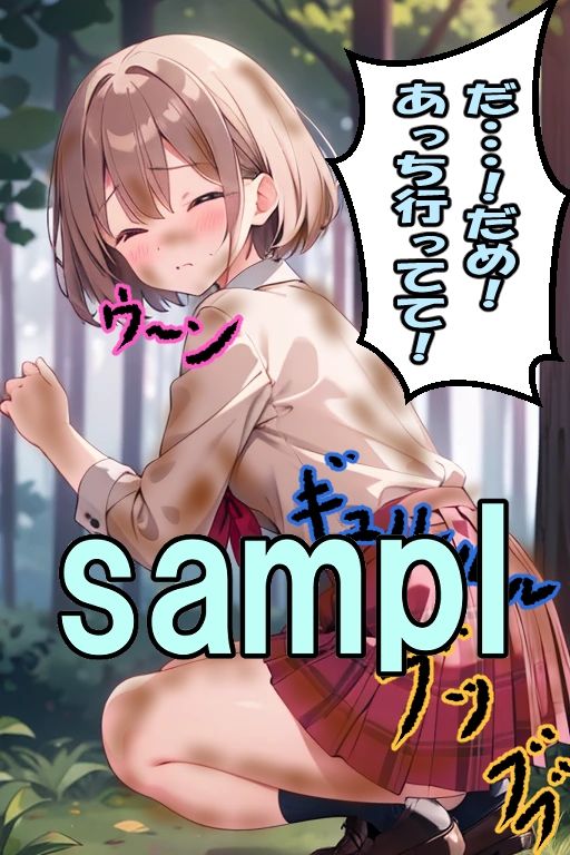 サンプル画像1:山での遭難、少女は我慢できずに、うんこをお漏らし。お腹痛い、も・・・漏れちゃう。う・・んこでちゃうよ〜。(エレガントビジョン) [d_429893]