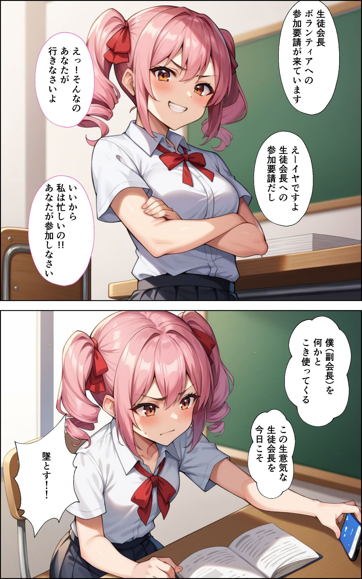 サンプル画像2:副会長の逆襲(ローリングアイ) [d_430573]