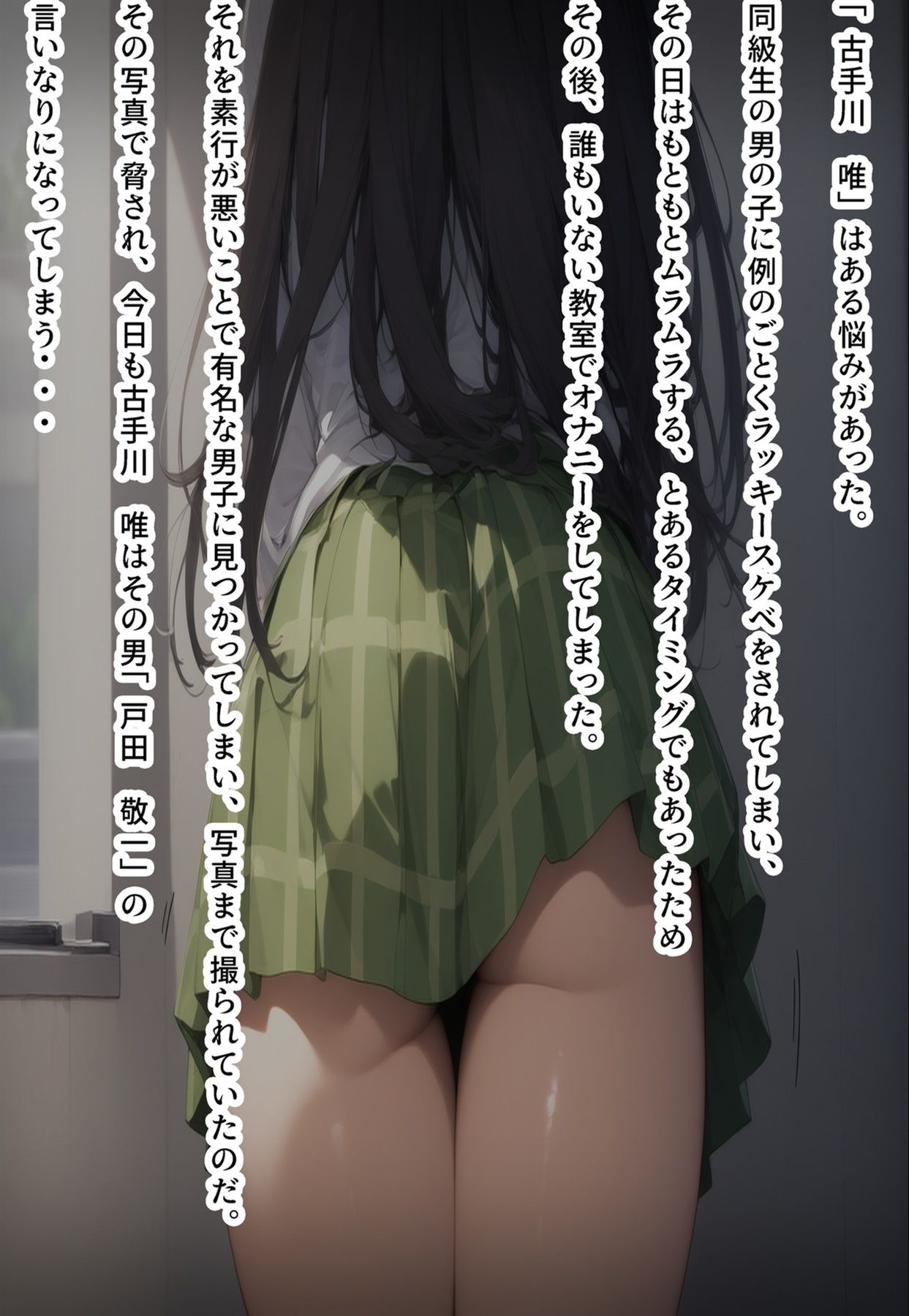 サンプル画像1:固い性格のあの子が嫌な奴に性欲まみれに調教されてエロエロな件古〇川唯(フレークマン) [d_431357]