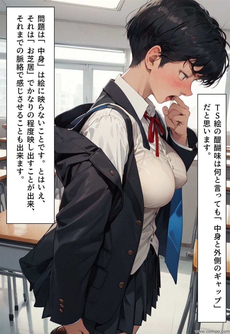 サンプル画像6:男が女になる画集 異形変身TSエッセイ(真城のソフトハウス) [d_433635]