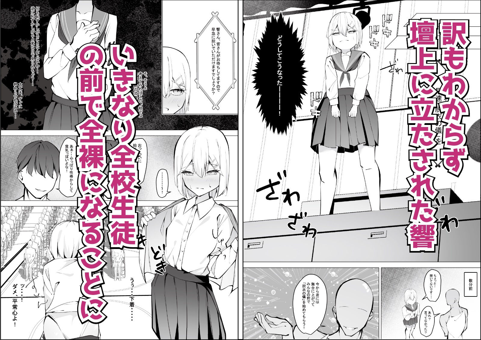 サンプル画像2:全裸登校係全校集会編(SHOWA) [d_434219]