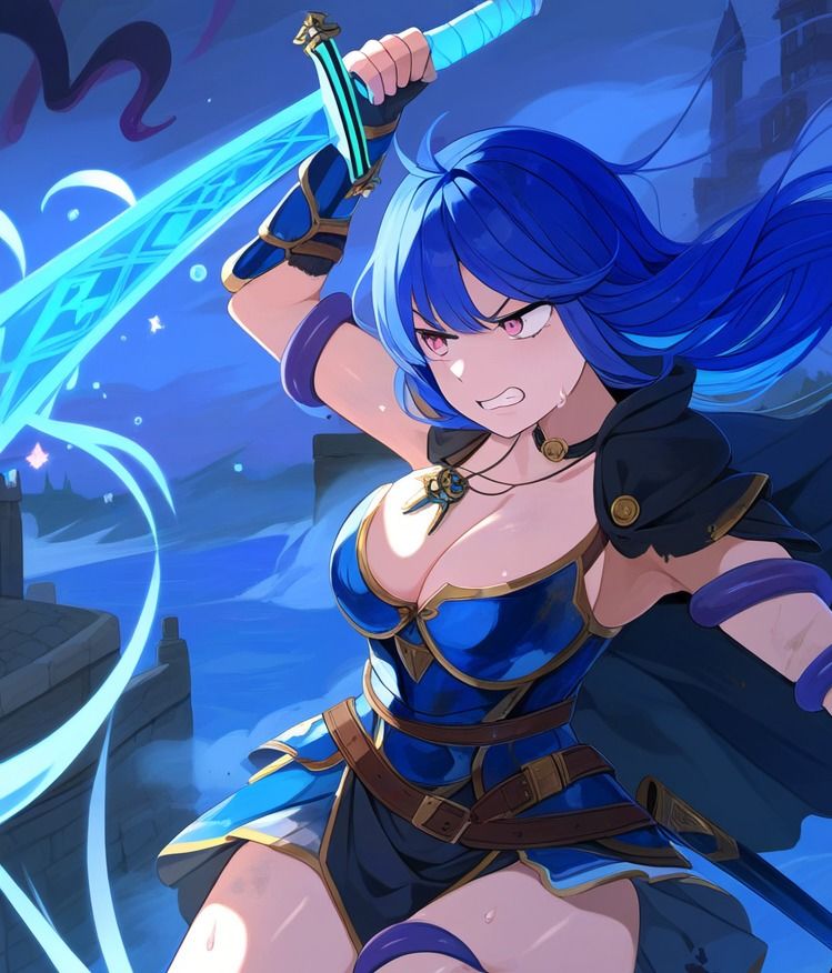 サンプル画像3:勇者 vs ぬるぬる触手(Nakki_触手・ヒロピン) [d_434251]