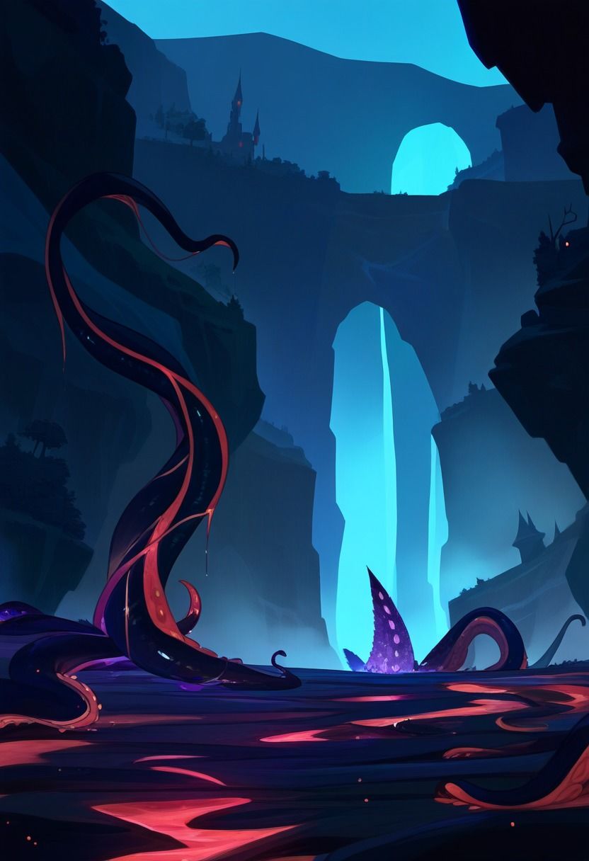 サンプル画像4:勇者 vs ぬるぬる触手(Nakki_触手・ヒロピン) [d_434251]