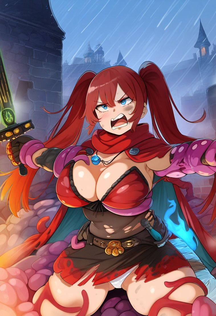 サンプル画像5:勇者 vs ぬるぬる触手(Nakki_触手・ヒロピン) [d_434251]