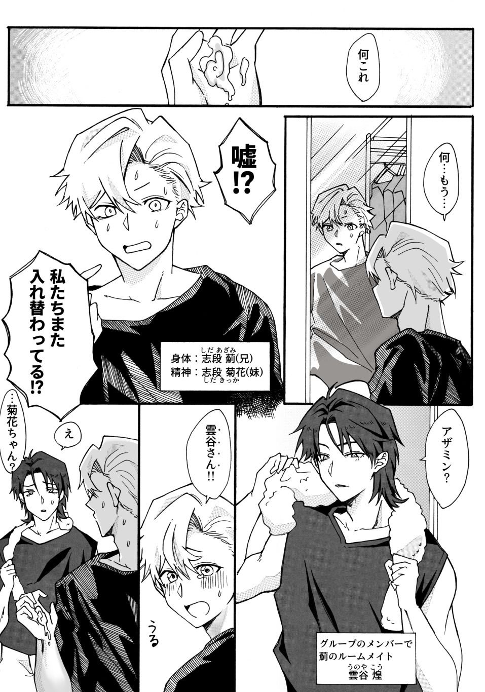 サンプル画像2:兄と入れ替わった妹が好き勝手♂する話(たぬき座流星群) [d_435130]