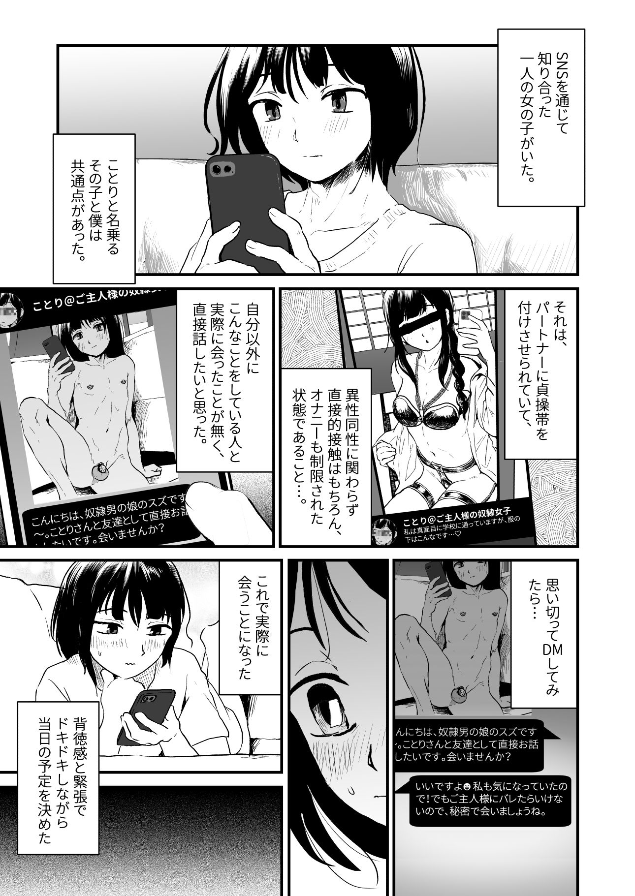 サンプル画像1:ご主人様にはナイショ(男の子で遊ぼう) [d_435173]