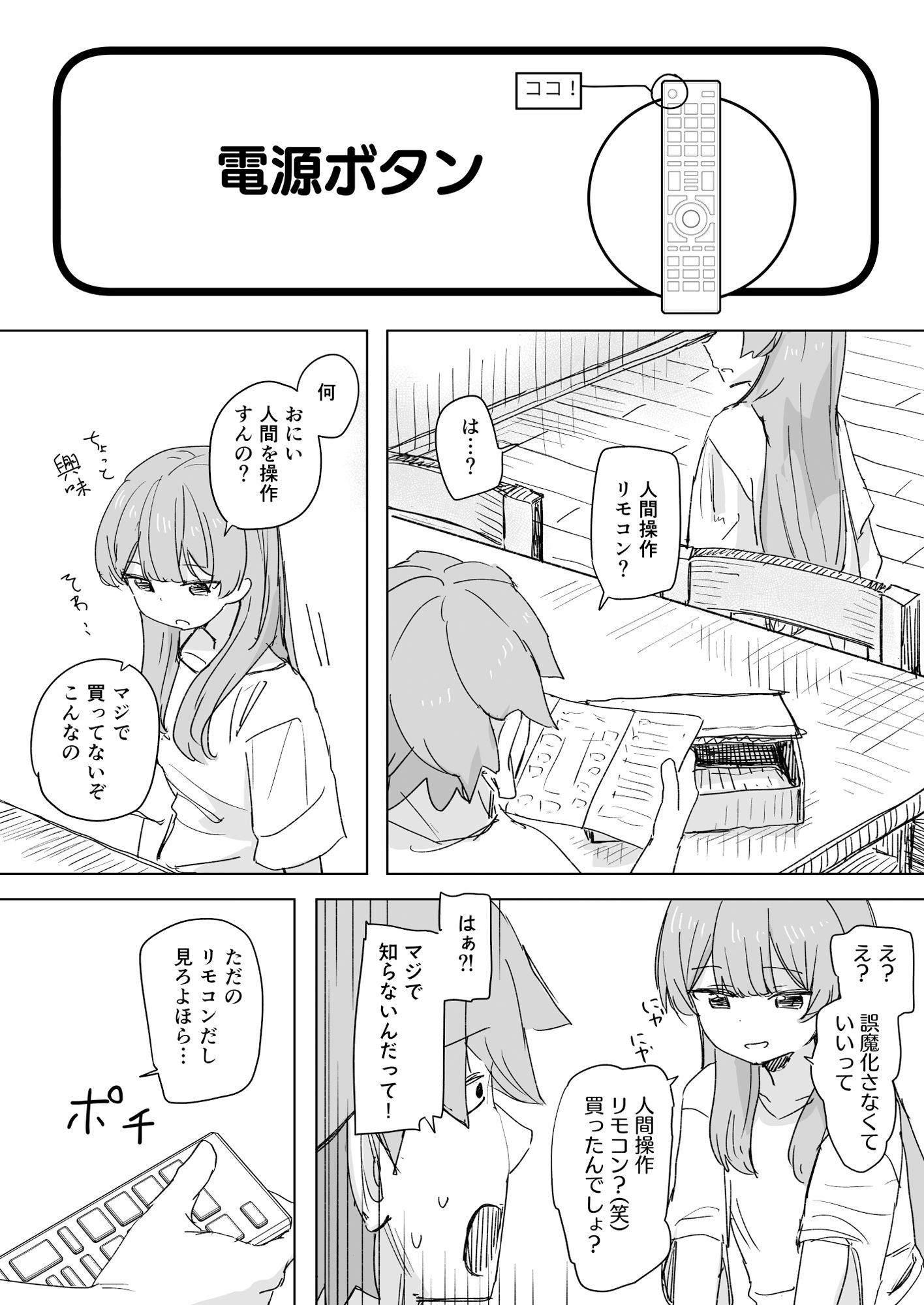 サンプル画像2:【多機能】人間操作リモコン【新発売】(角煮煮) [d_435223]