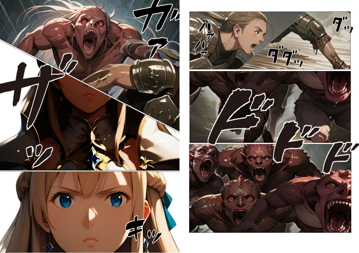 サンプル画像3:姫騎士アリア(らくさい) [d_435248]