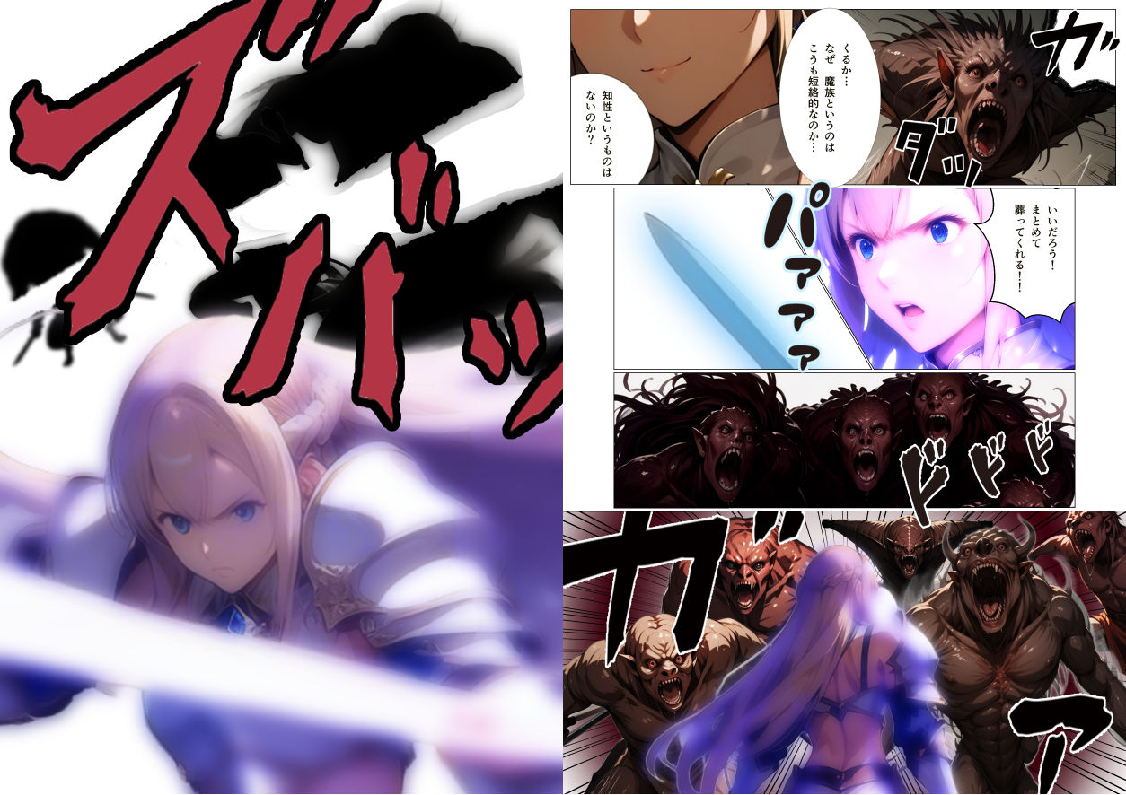 サンプル画像5:姫騎士アリア(らくさい) [d_435248]