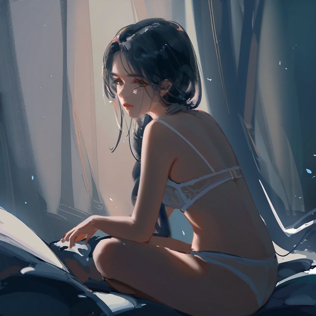 サンプル画像2:彼女は誰(ひぐらしなく) [d_435799]