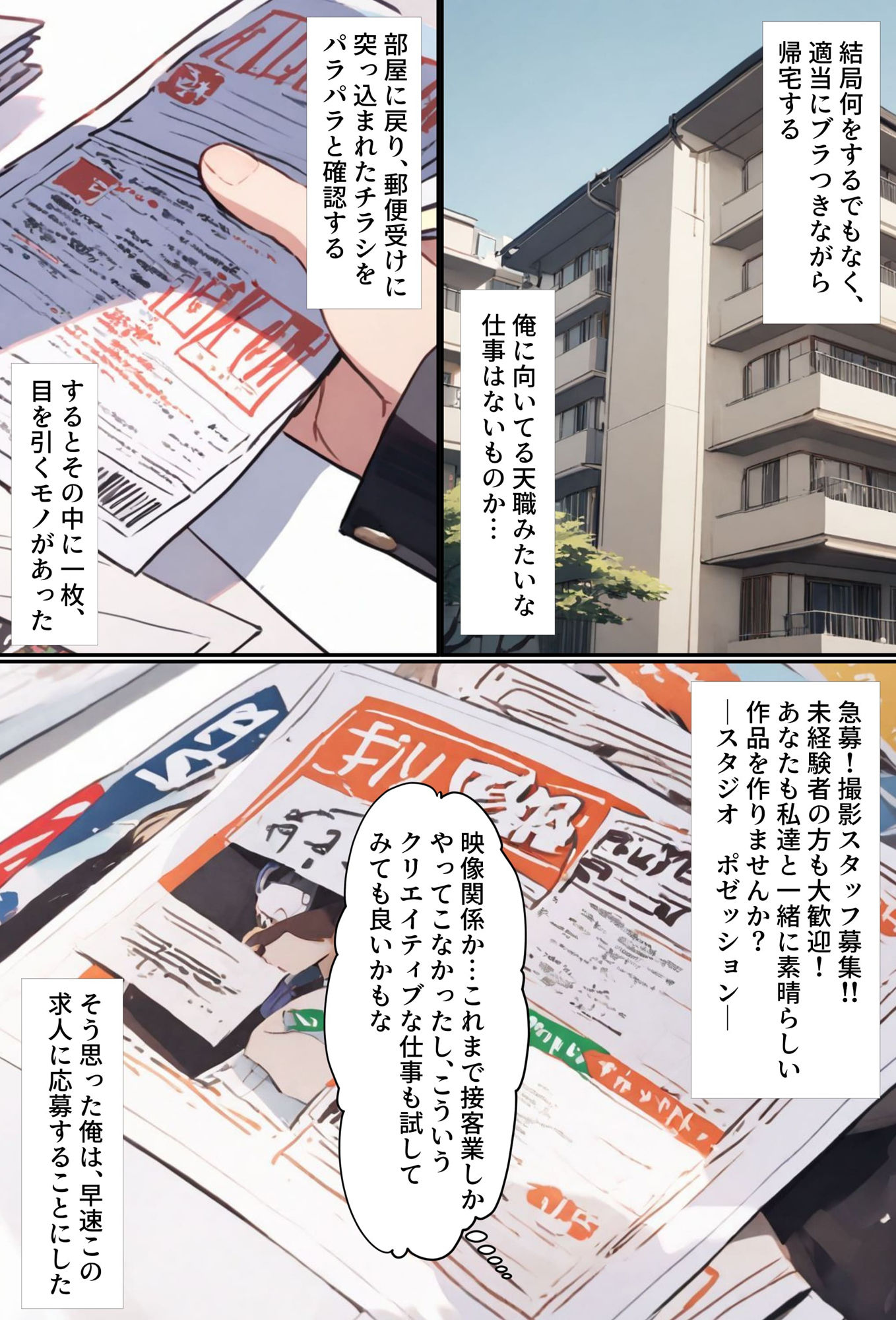 サンプル画像2:憑依監督(Yoshiのイラスト工房) [d_435897]