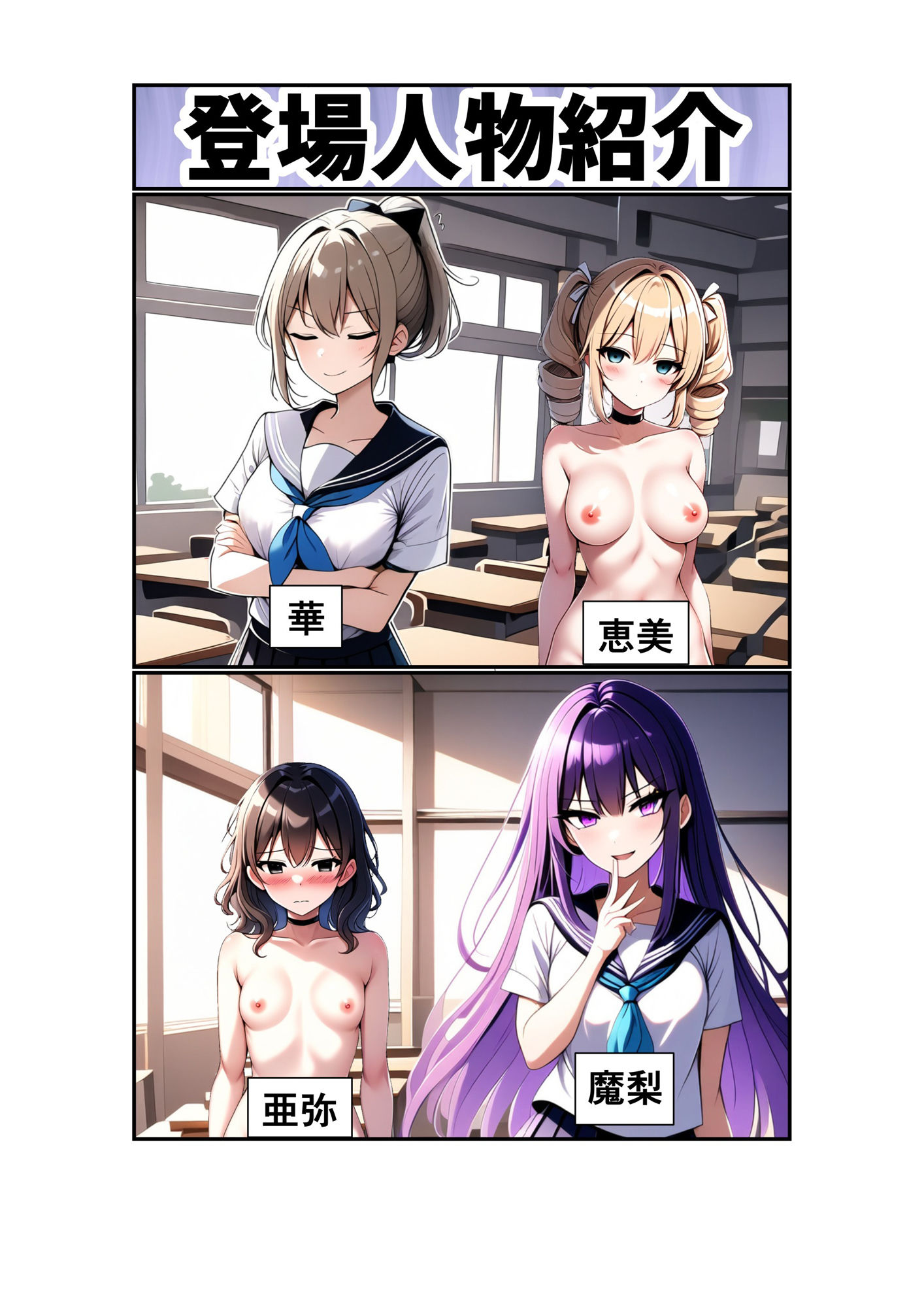 サンプル画像2:蘭隷女学園(朝露まほし) [d_435910]