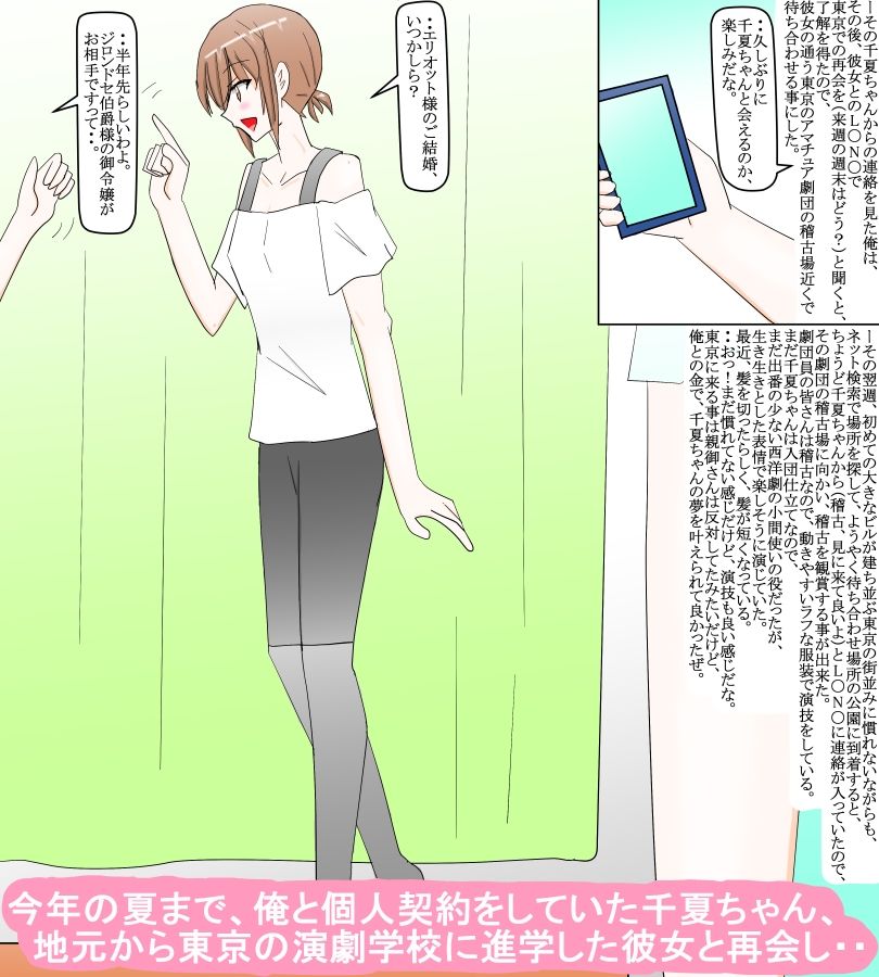 サンプル画像1:レンタル彼女探訪記 専門学校生ちなつ 東京再会完結編(スタジオめいるー) [d_436181]