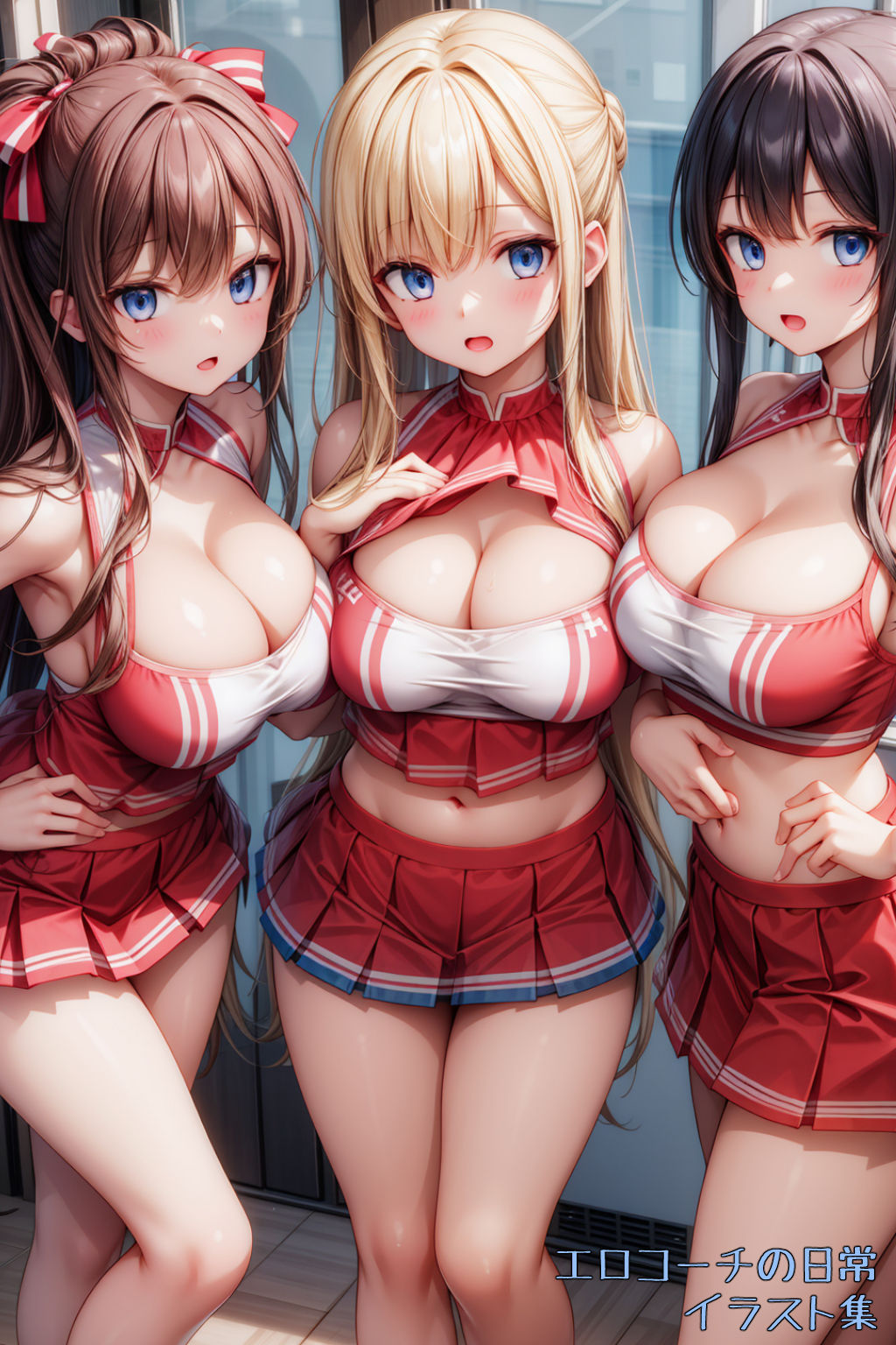 サンプル画像5:エロコーチの日常 僕がチアリーダー部の顧問になった件 第一話(misaki.AIart) [d_436324]