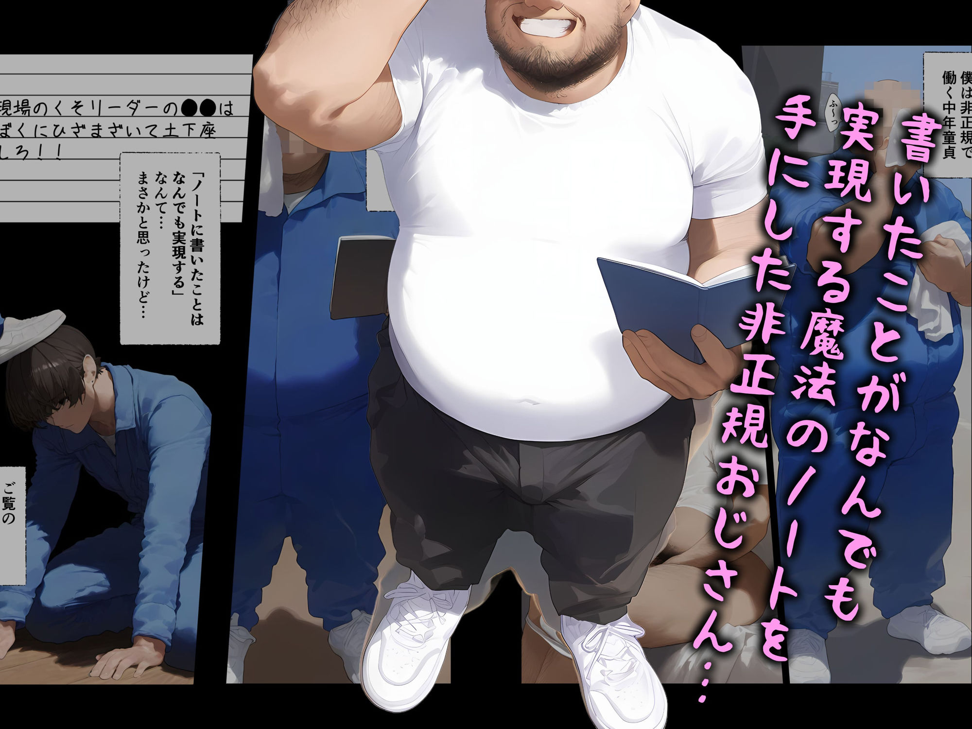 サンプル画像2:たわわ女子たち魔法のノートで言いなり支配、おじさん子孫妊娠中(パニックアメリカ) [d_436619]