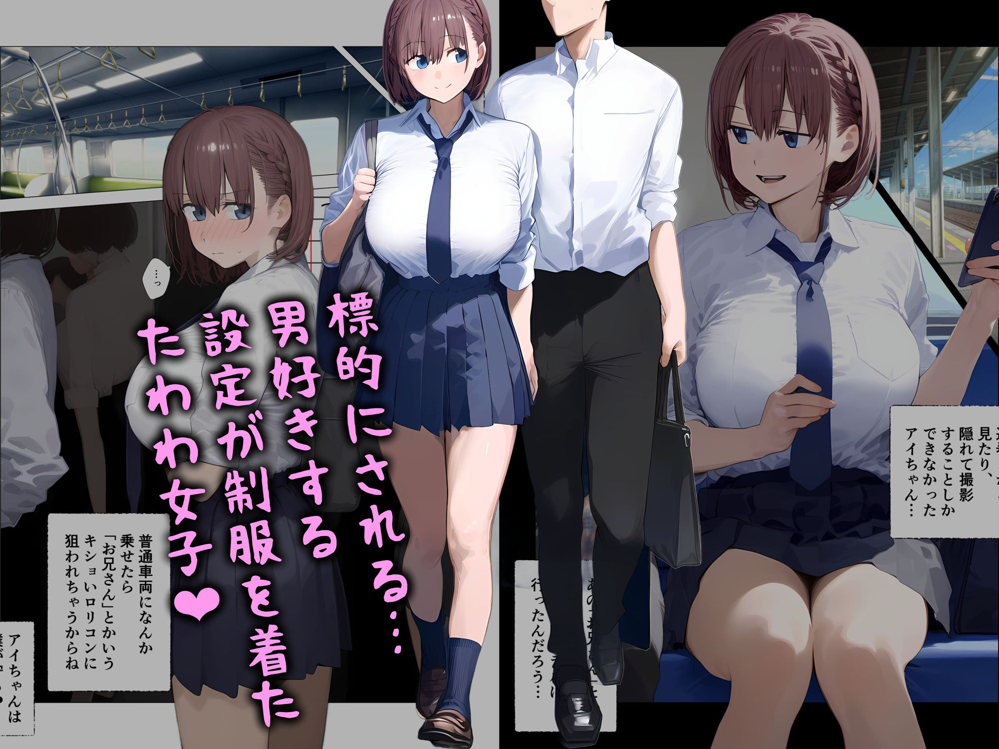 サンプル画像3:たわわ女子たち魔法のノートで言いなり支配、おじさん子孫妊娠中(パニックアメリカ) [d_436619]