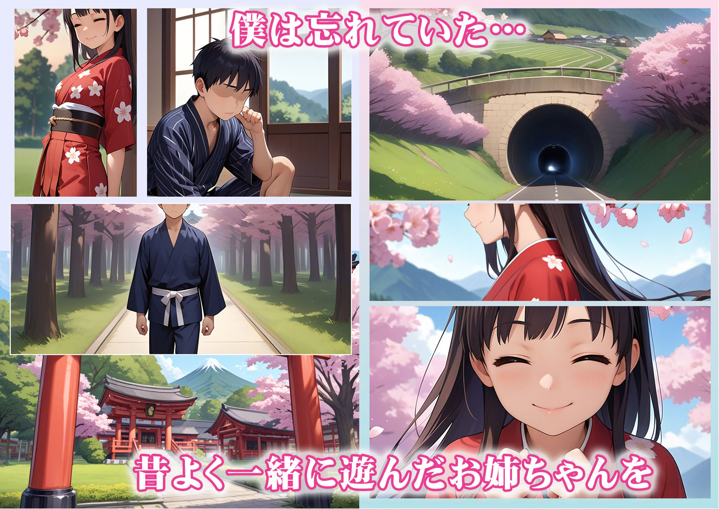 サンプル画像1:桜、咲く、さくら。(にゃぷそでぃ) [d_437420]