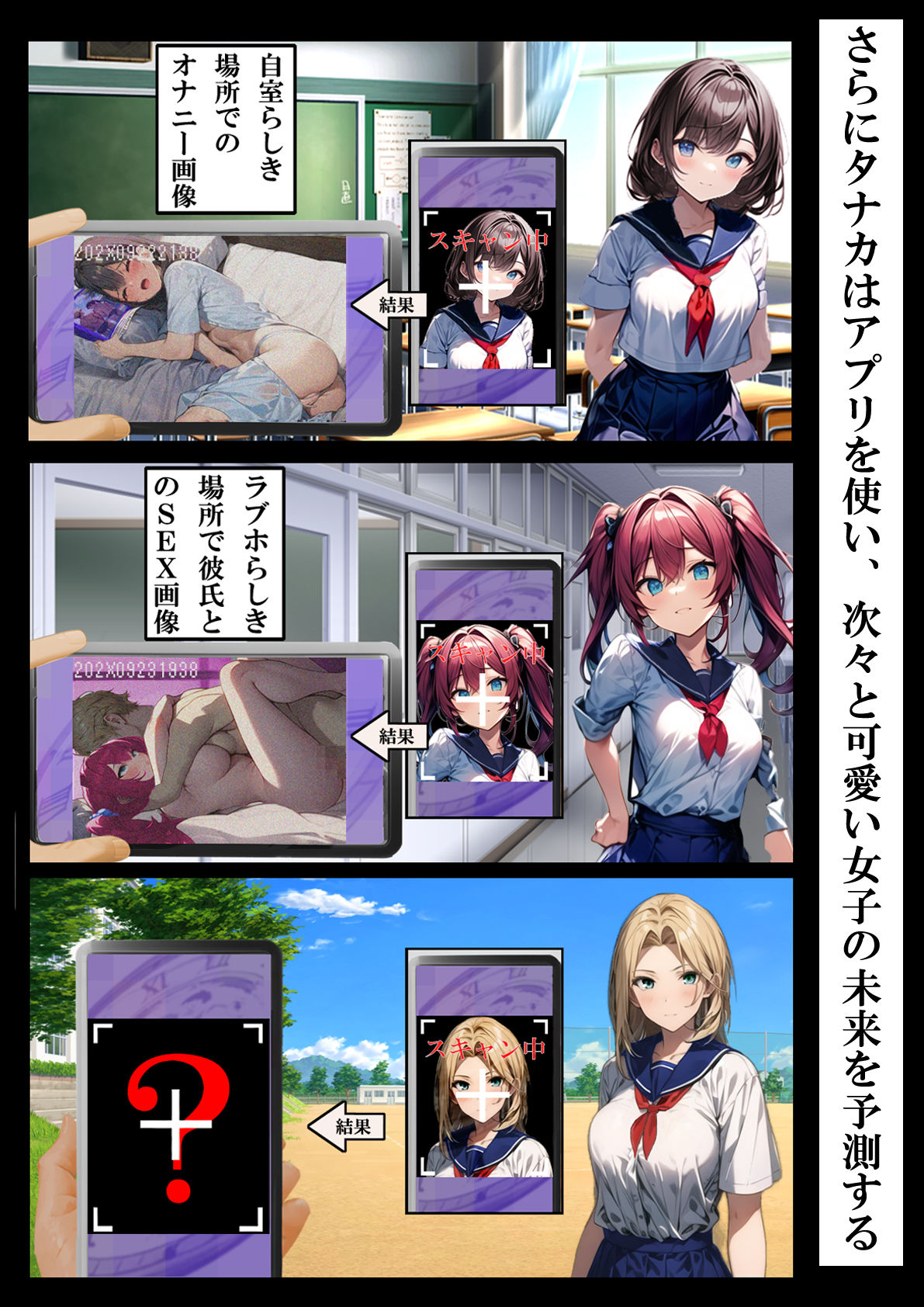 サンプル画像5:未来予測アプリ Hな未来を実現させろ(第日研) [d_438103]