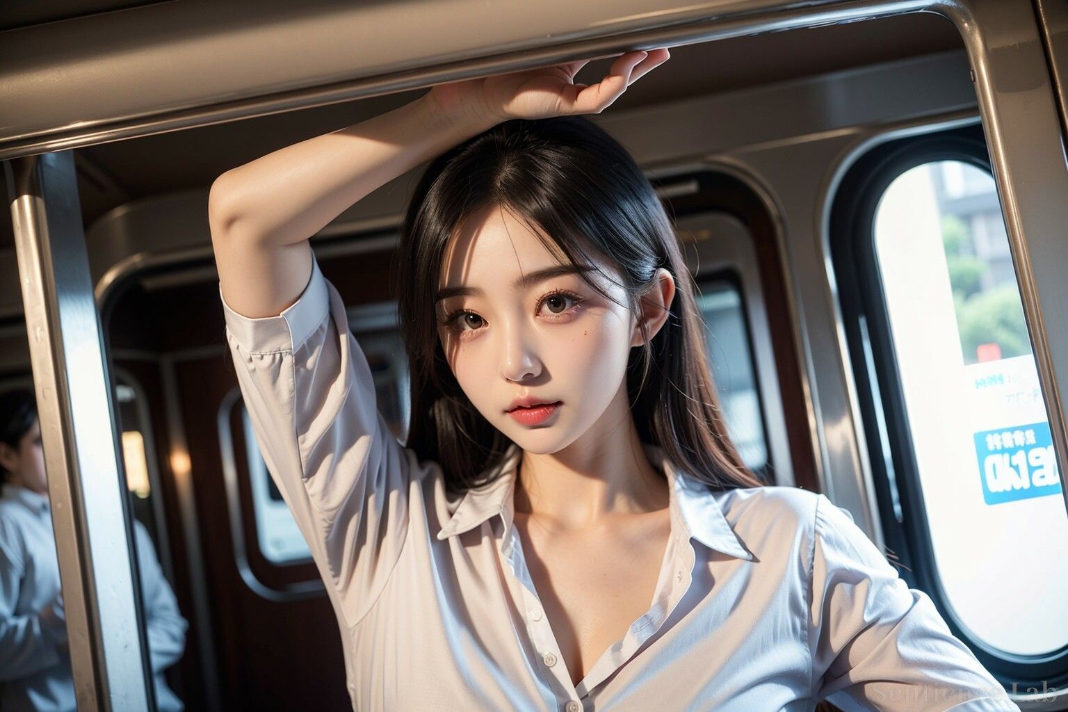 サンプル画像2:初めての色白彼女(AI@Sentience Lab) [d_439034]