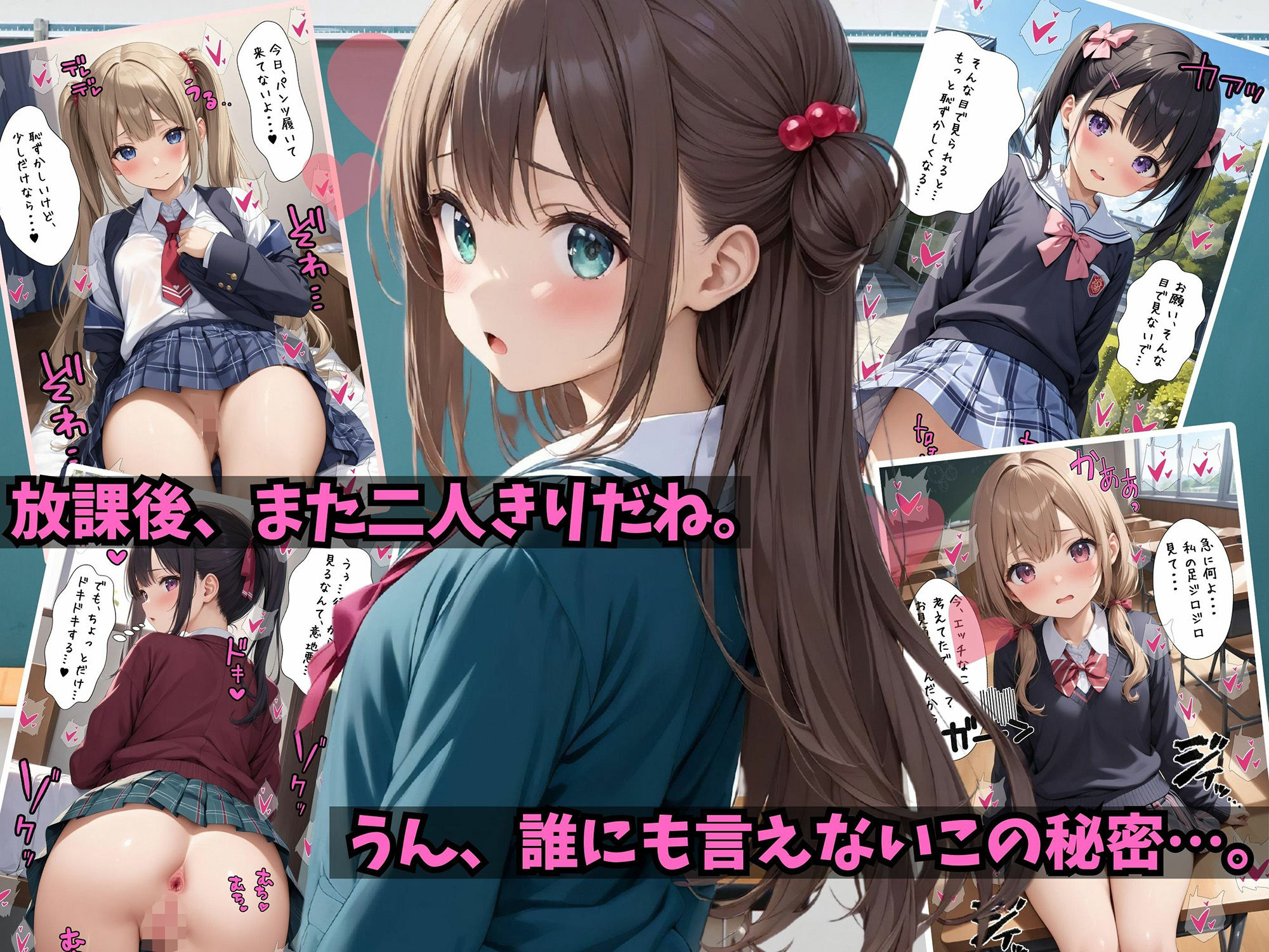 サンプル画像1:僕と彼女の秘密の放課後セックス(優品工房) [d_439076]