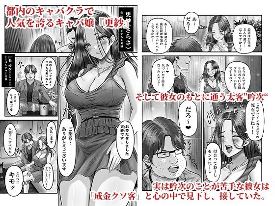 サンプル画像1:人気キャバ嬢が太客に快楽堕ちさせられました。(みっつまん) [d_439767]