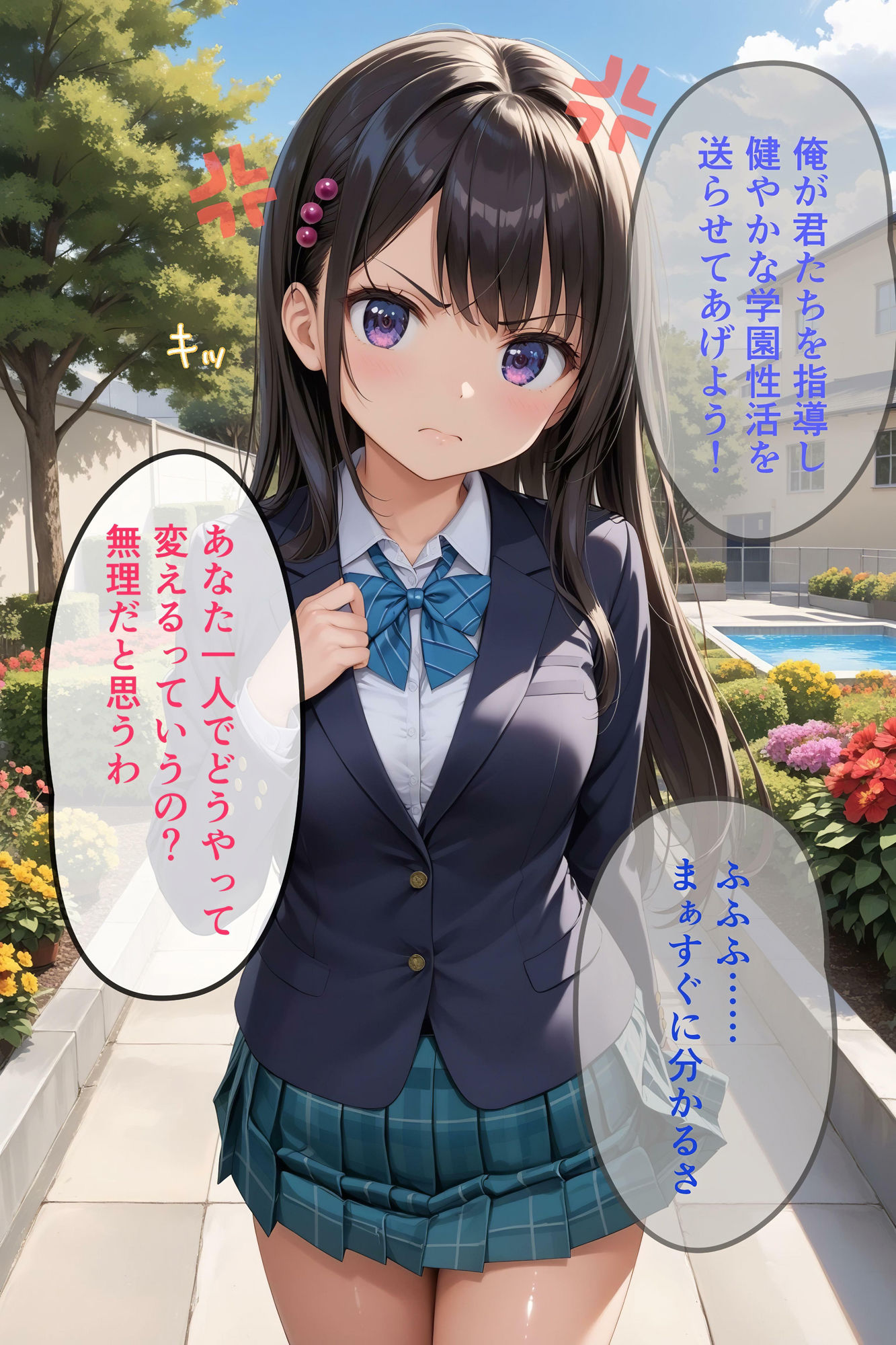 サンプル画像6:悪い子ちゃんには教育指導！【4K高画質】(AI Beauties Lab) [d_440287]