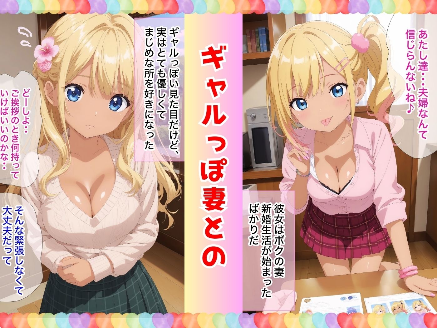 サンプル画像1:ギャルっぽ妻との新婚セックス♪(キングオブエロ) [d_440585]