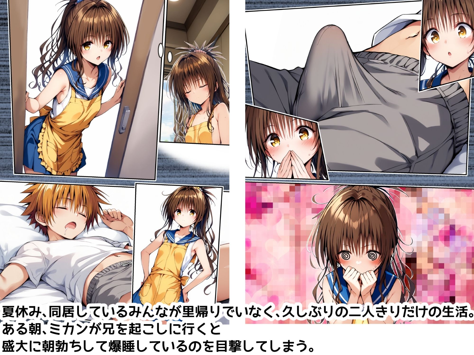 サンプル画像1:みかんせいな(アカーテン) [d_440864]