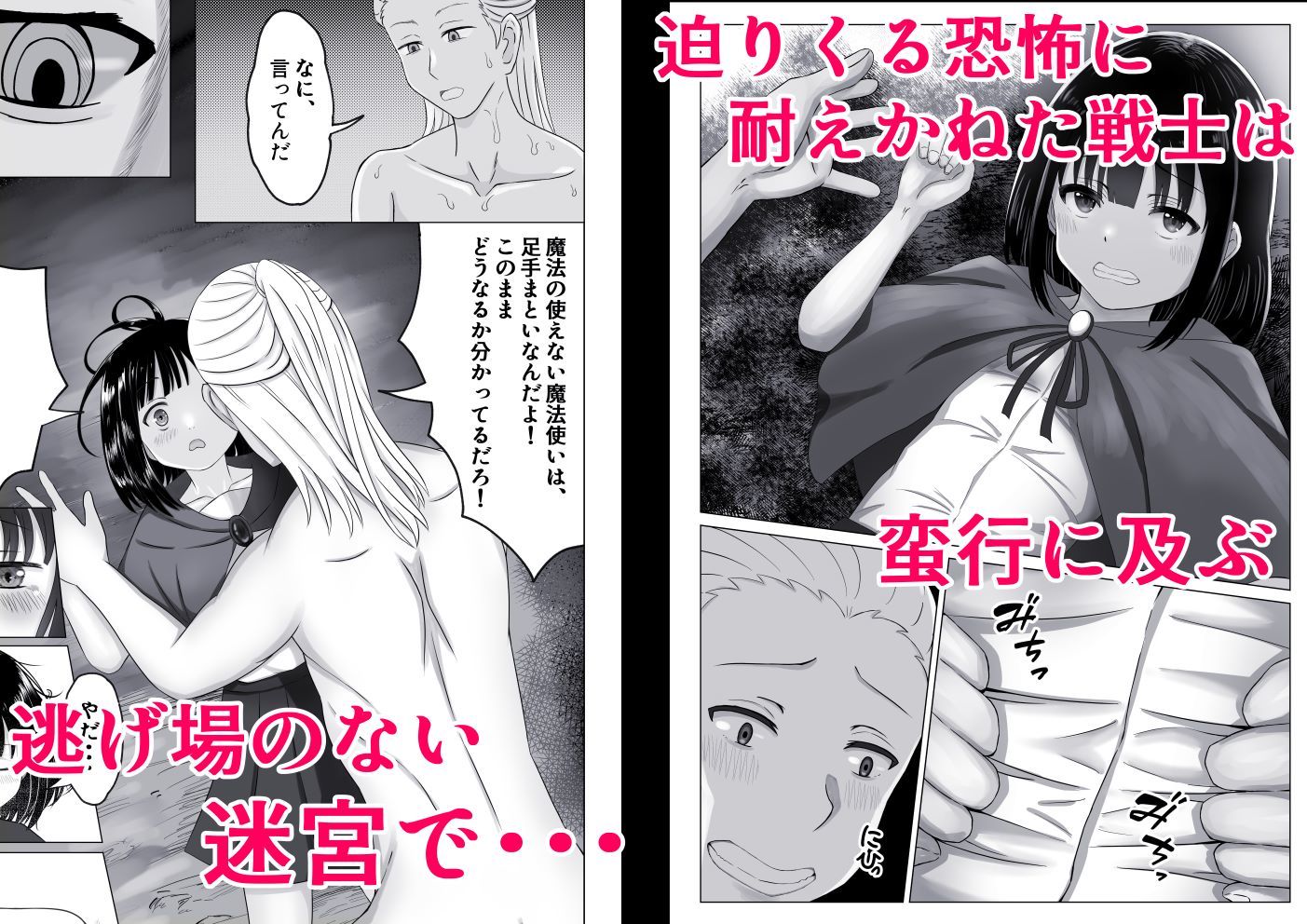 サンプル画像4:地下迷宮に挑んだ若手冒険者の悲惨な末路(可愛いは正義) [d_441085]