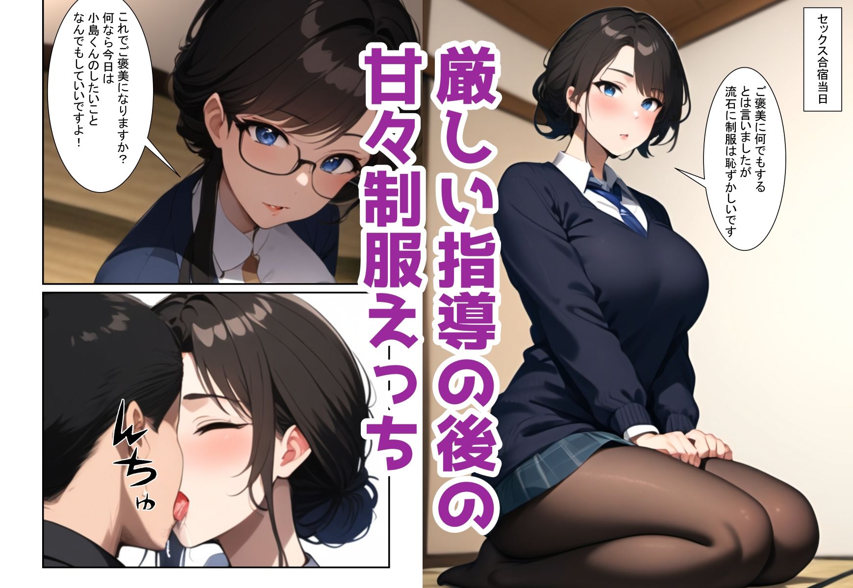 サンプル画像5:まんこも性格もキツい先生と性行為実習！(ドチャシコテクノロジー) [d_441269]