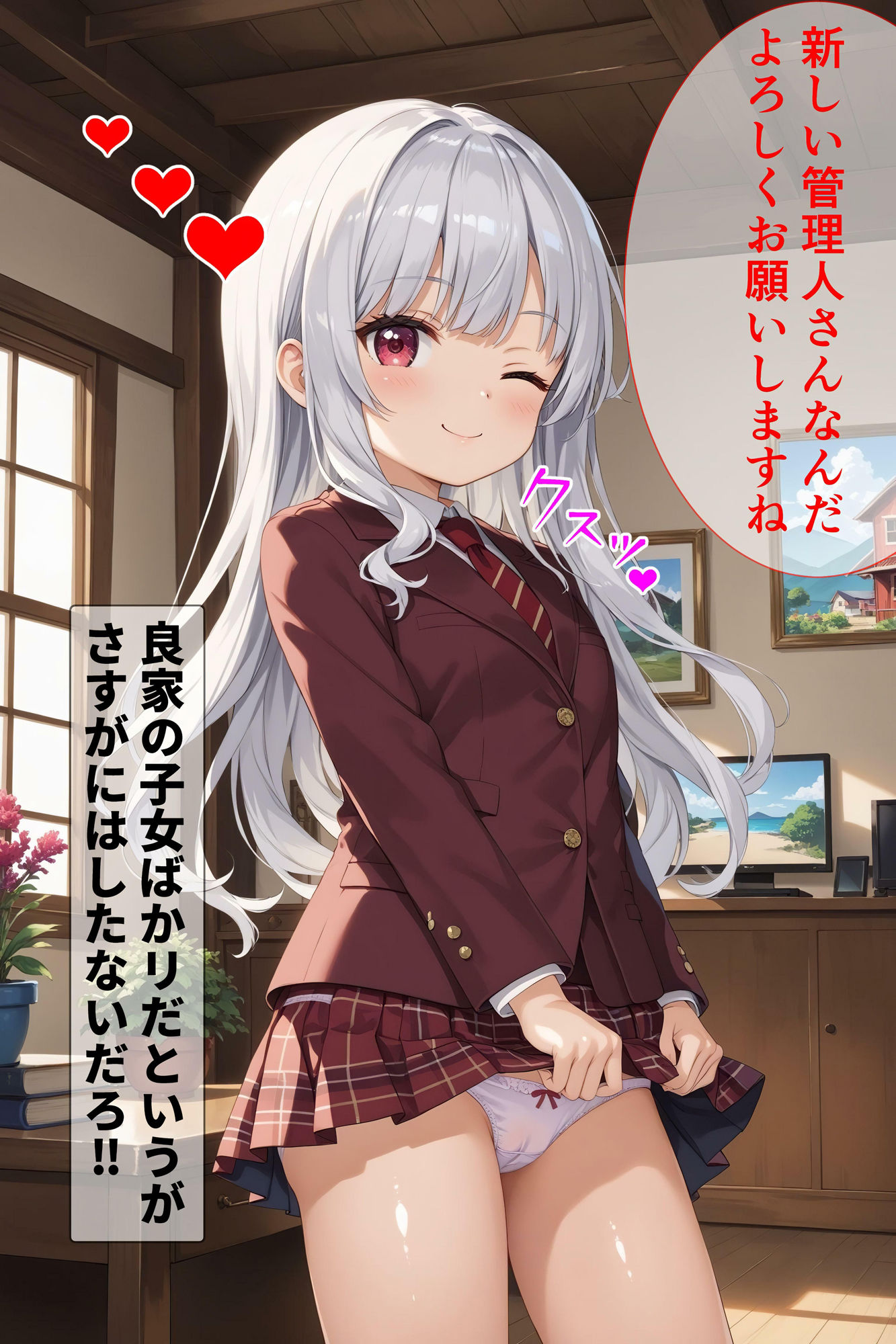 サンプル画像6:女子寮の管理人になった俺 【4K高画質】(AI Beauties Lab) [d_441637]