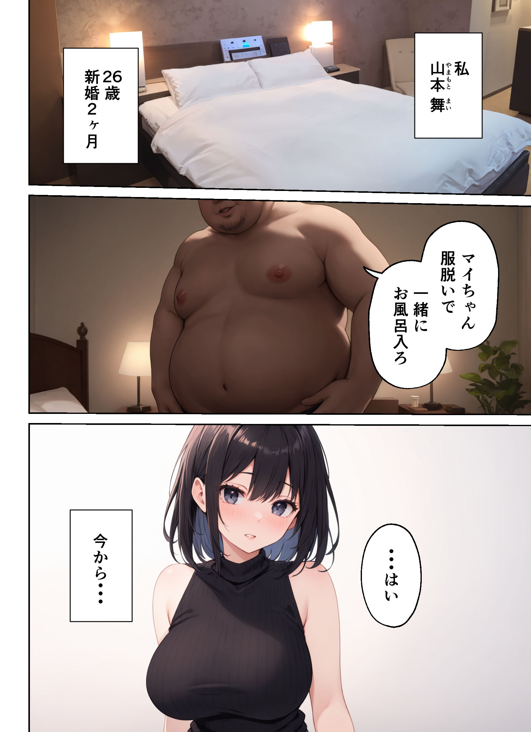 サンプル画像1:妻がおじさんにNTRされて雌になるまで-パパ活編-(よし堂) [d_441671]