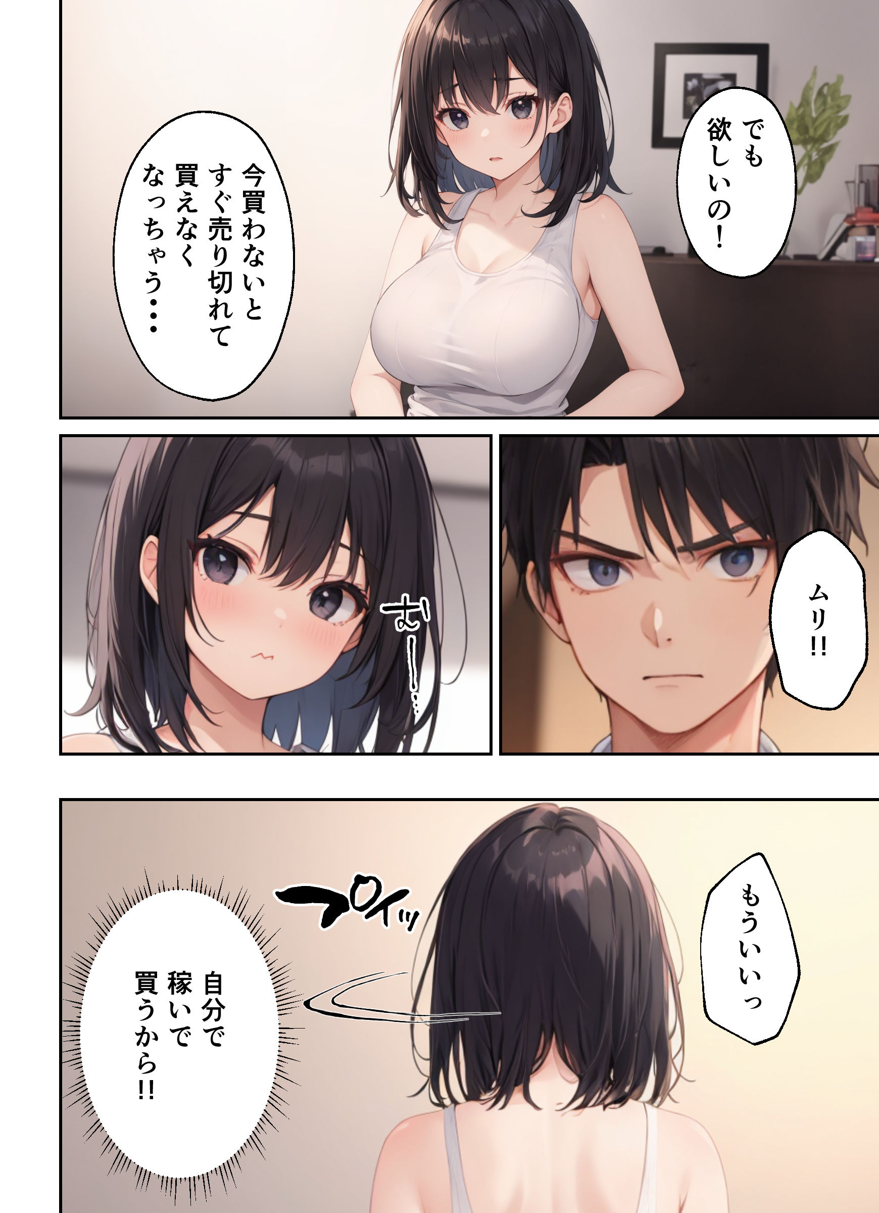 サンプル画像5:妻がおじさんにNTRされて雌になるまで-パパ活編-(よし堂) [d_441671]