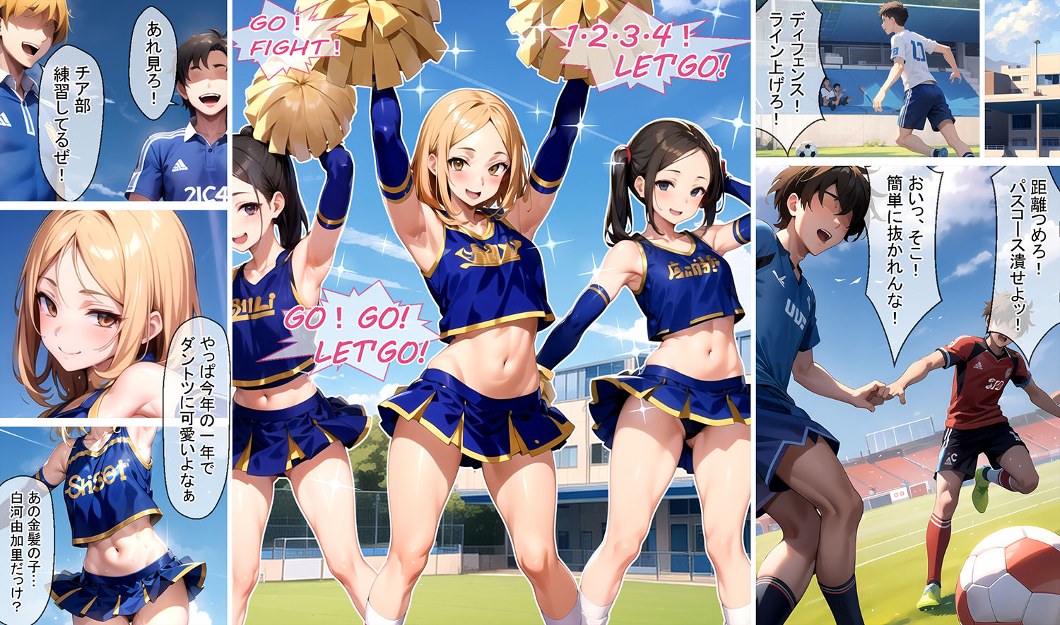 サンプル画像4:寝取られチアダンス 俺の彼女がビッチにされるまで(ラブリークラフト) [d_442101]