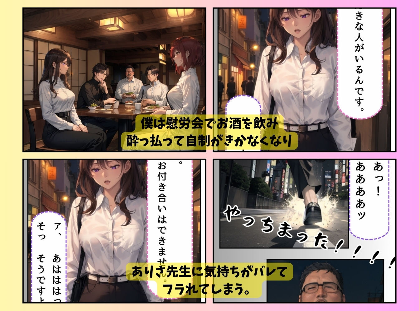 サンプル画像2:透明おじさんに襲われた女教師(くりきんとん) [d_442950]