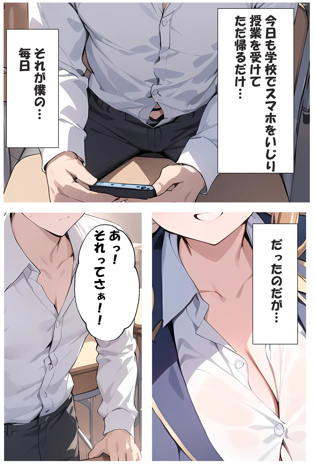 サンプル画像1:オタクに優しいギャルが本当にいた話(ももぞの亭) [d_443837]