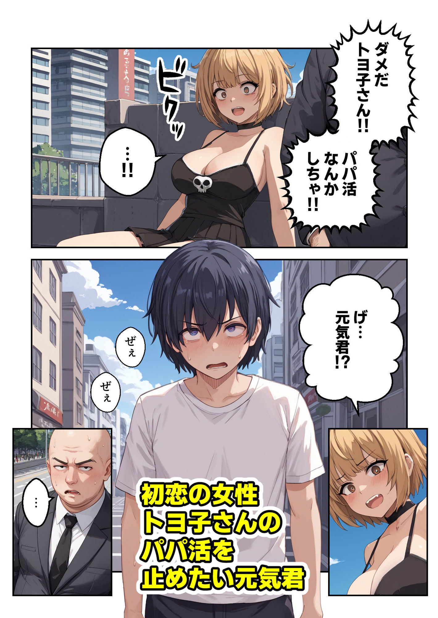 サンプル画像1:NTRセックスを見るアルバイト＆童貞卒業エッチ＆逆睡眠姦【マンガ】(コメットパンチ) [d_444031]