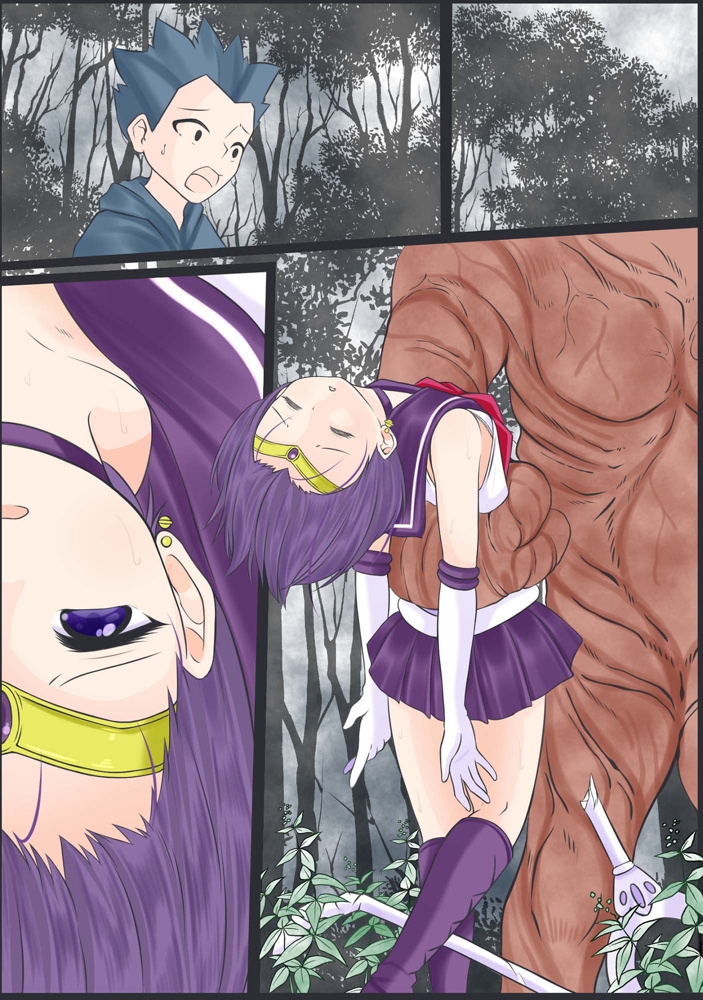 サンプル画像1:淫獣と戦うもレ●プされ膣から寄生虫を植え付けられ敗北するセ●ラーサターン(宵星ヒカリ) [d_444041]