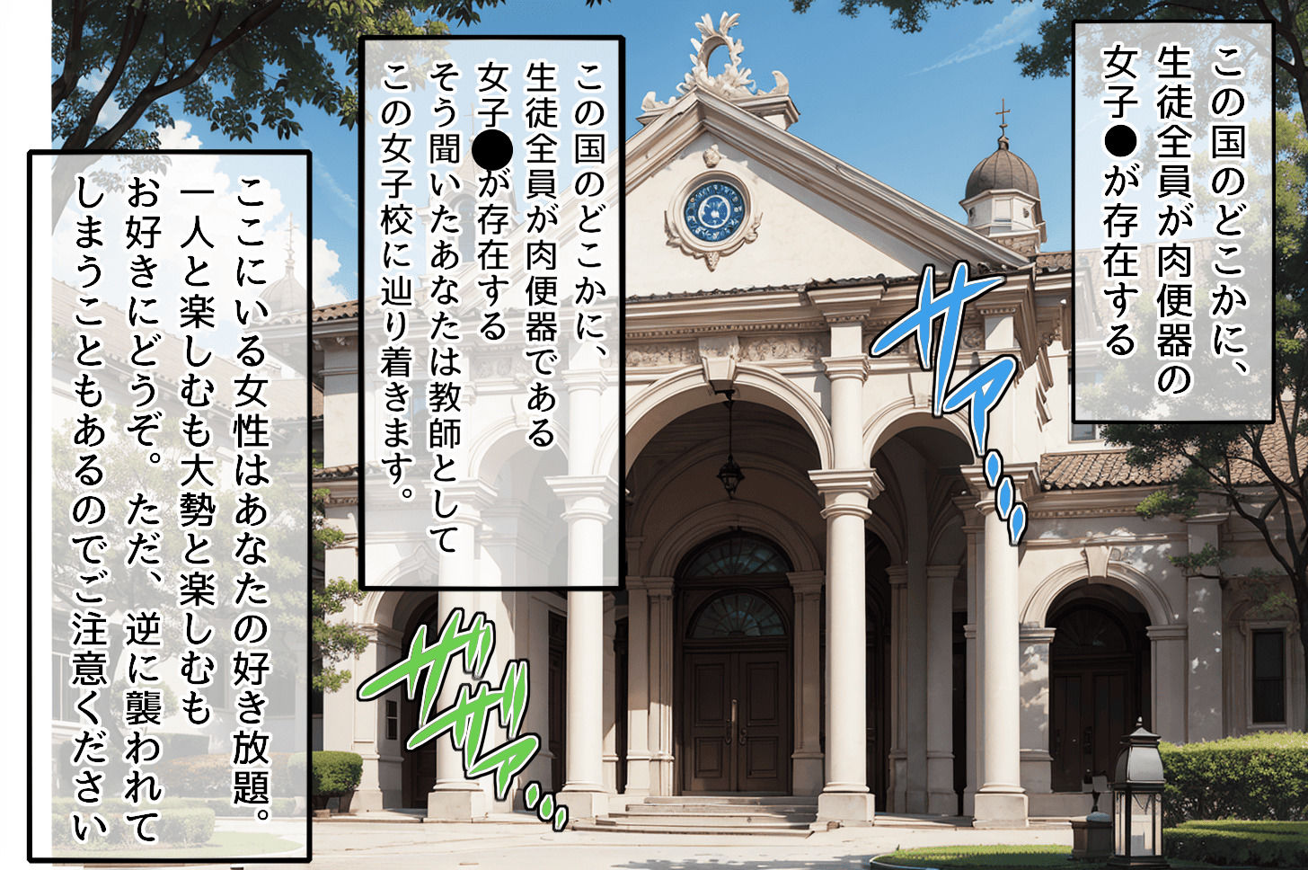 サンプル画像1:ハーレム学園 1学期(AIart_ISUKO) [d_444978]