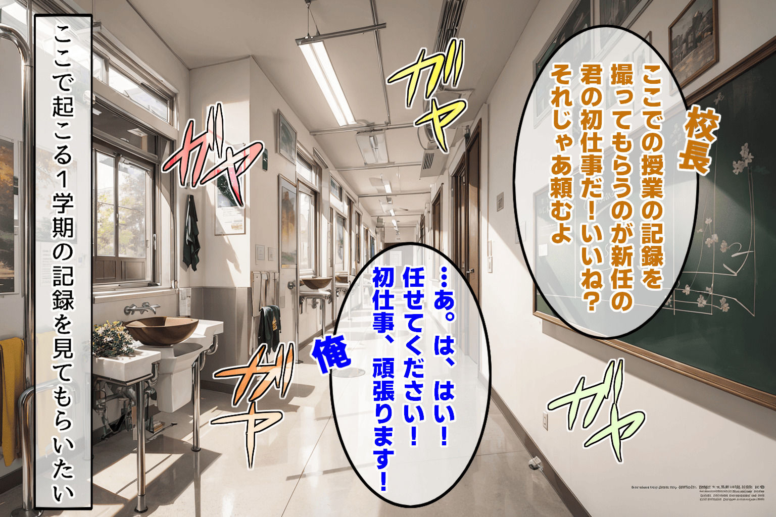 サンプル画像2:ハーレム学園 1学期(AIart_ISUKO) [d_444978]