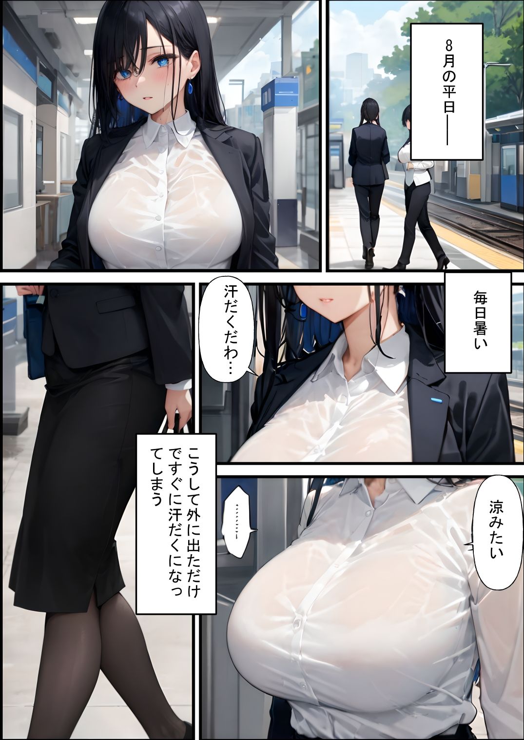 サンプル画像4:母の夏休み(ヘコヘコ) [d_445348]